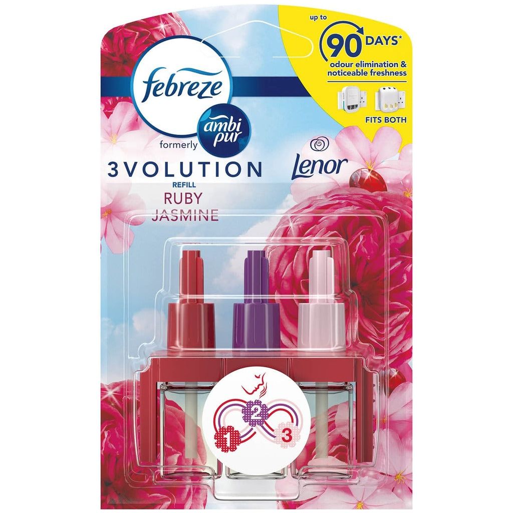 Febreze Ambi Pur 3Volution Plug In Refill Lavender, 20 ml (Pack of 6)