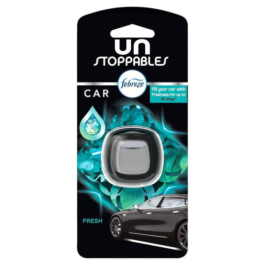 Febreze Unstoppables Car Vent Clip Air Freshener, Fresh Scent, 2ml