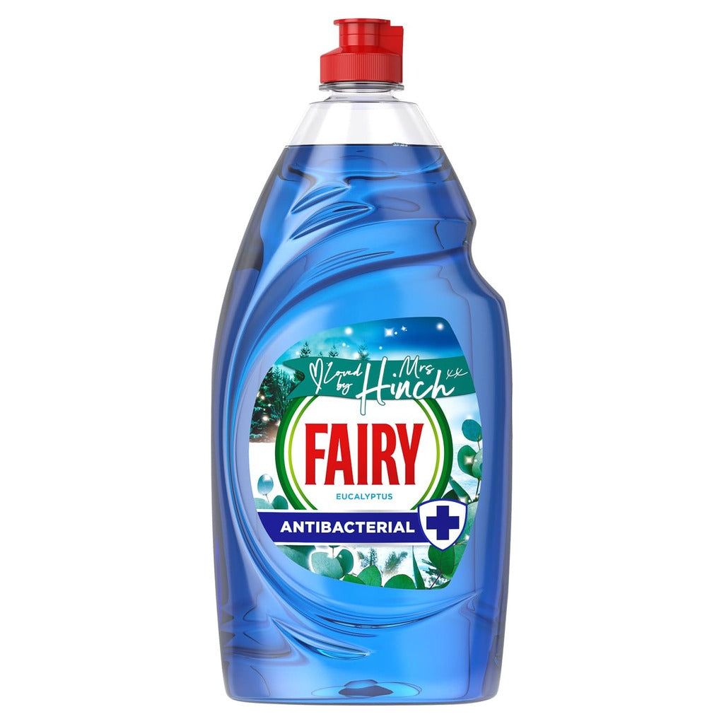 Fairy Platinum Antibacterial Washing-Up Liquid, Eucalyptus Scent, 820ml