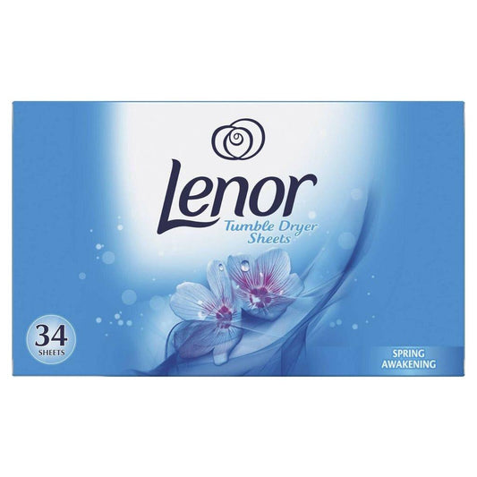 Lenor Tumble Dryer Sheets Spring Awakening Fabric Conditioner