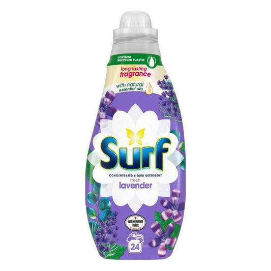 Surf Concentrated Liquid Laundry Detergent Fresh Lavender 24 washes 648 ml