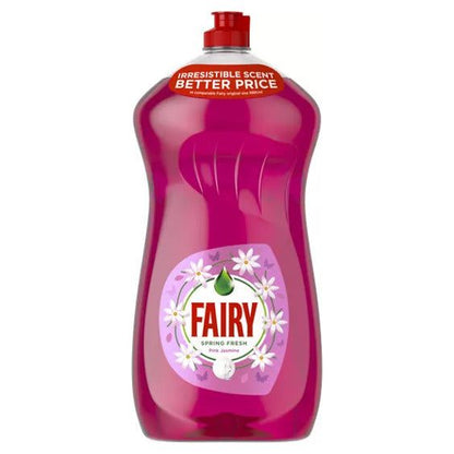 Fairy Clean & Fresh Washig-Up Liquid, Spring Fresh Pink Jasmine Scent, 1190ml