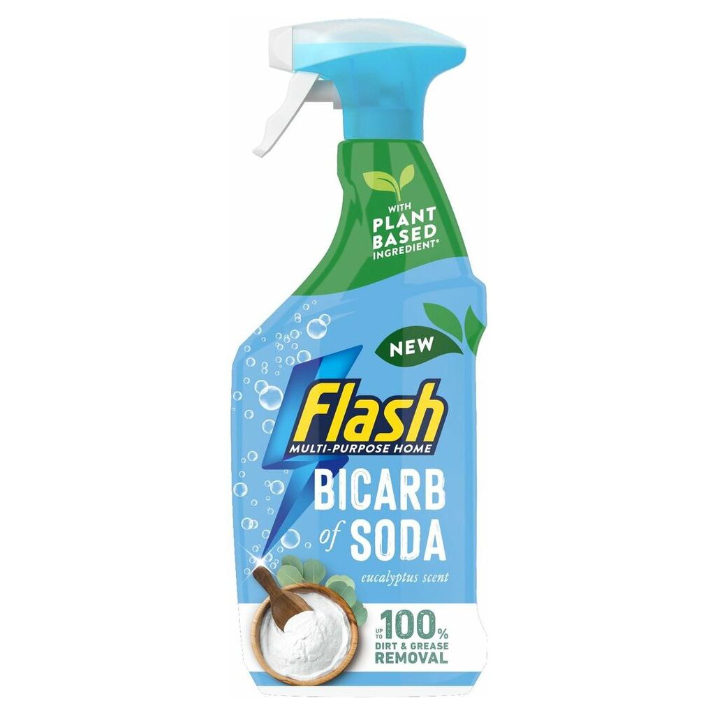 Flash Traditional Multi-Purpose Cleaning Spray with Bicarbonate of Soda, 800ml
