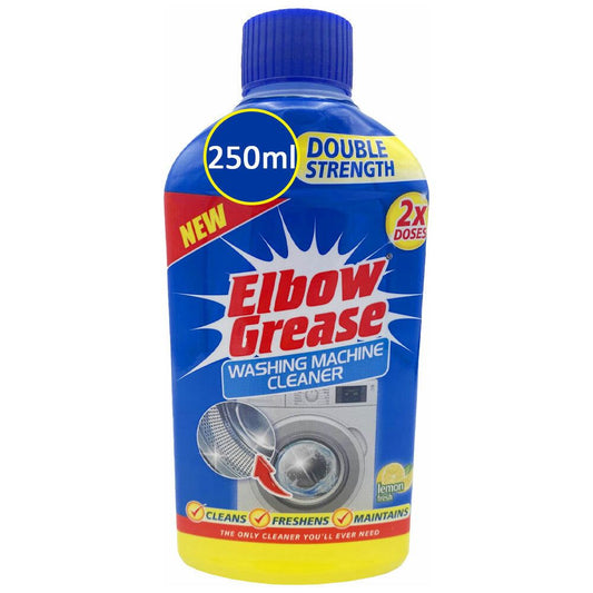Elbow Grease Double Strength Washing Machine Cleaner, 250ml, Lemon Fresh Scent Scent