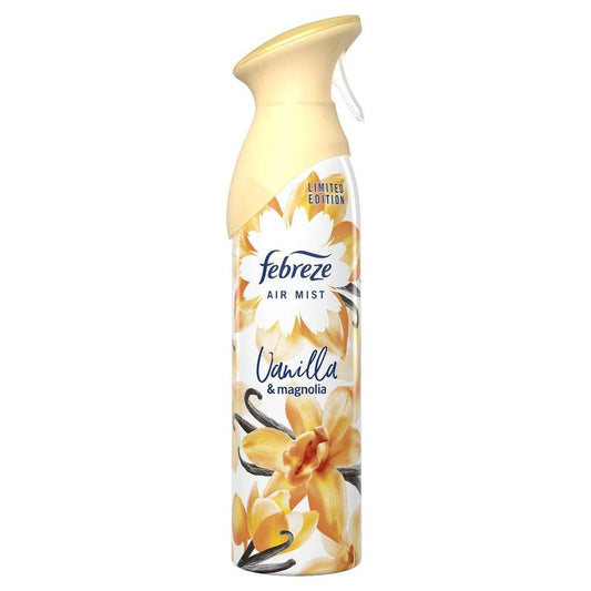 Febreze Air Mist Freshener Spray, Vanilla & Magnolia Fragrance, 300ml