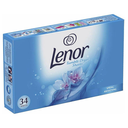 Lenor Tumble Dryer Sheets Spring Awakening Fabric Conditioner