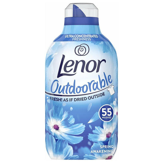 Lenor Outdoorable Fabric Conditioner, Ultra Concentrated Freshness, 55washes, 770ml, Spring awakening Scent