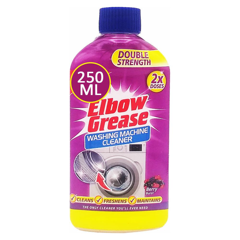 Elbow Grease Double Strength Washing Machine Cleaner, 250ml, Berry Burst Scent Scent