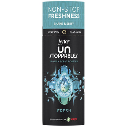 Lenor Unstoppables in Wash Scent Booster Beads, Laundry Perfume, Fresh Scent, 245gr