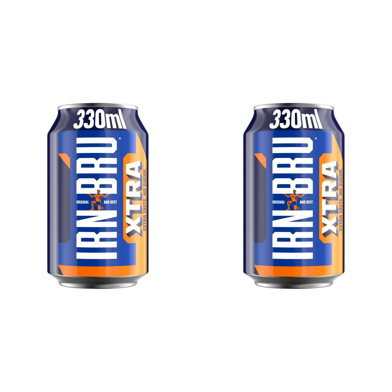 2 x Irn Bru Xtra-330ml.