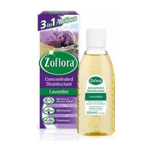 Zoflora Concentrated Multipurpose Disinfectant Lavender 120ml.