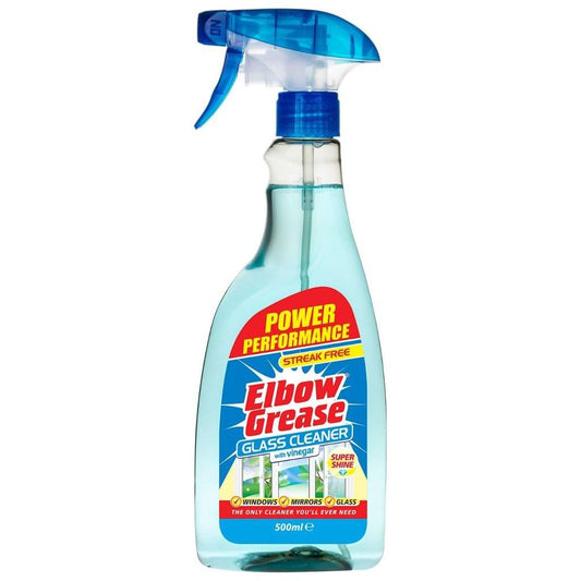 Elbow Grease Glass Cleaner Spray with Vinegar 500 ml