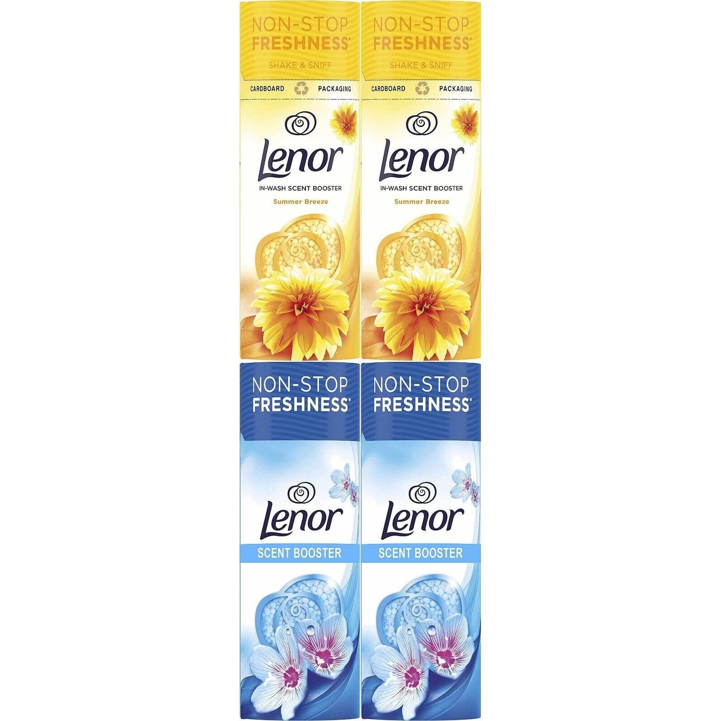 4 x Lenor In-Wash Scent Booster Beads 176g- MIX scent