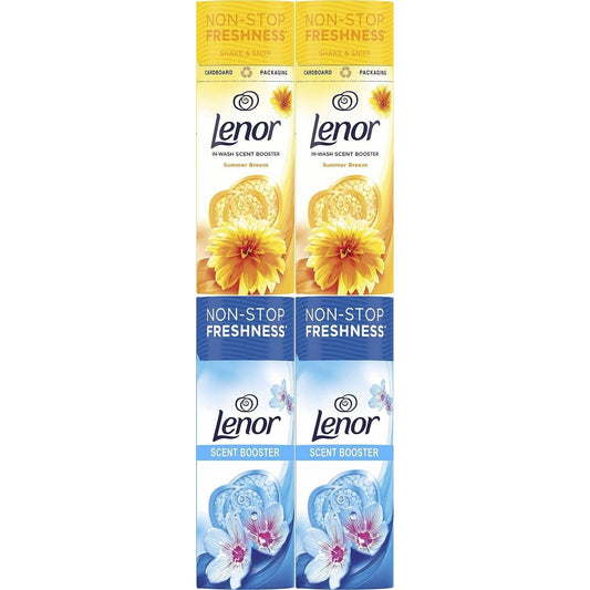 4 x Lenor In-Wash Scent Booster Beads 176g- MIX scent