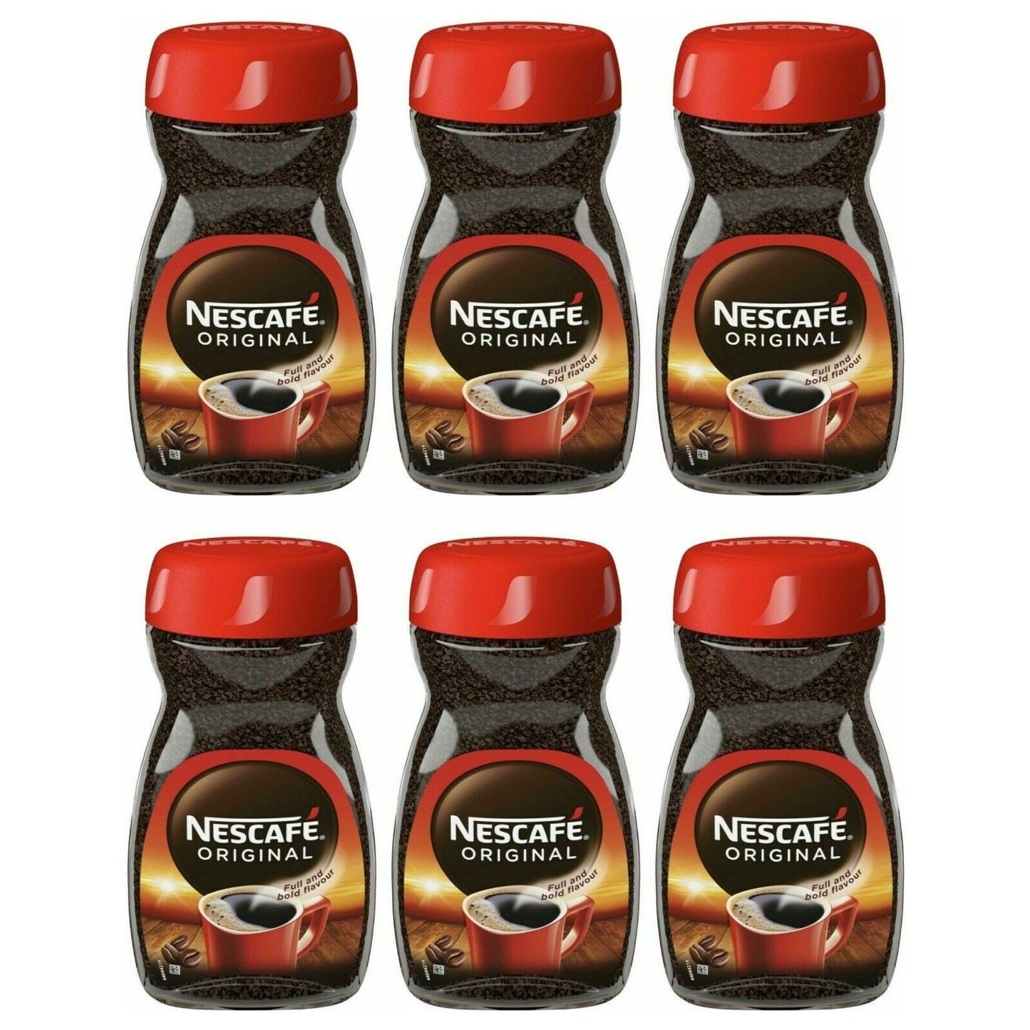 6 x Nescafe Original Instant Coffee 100g