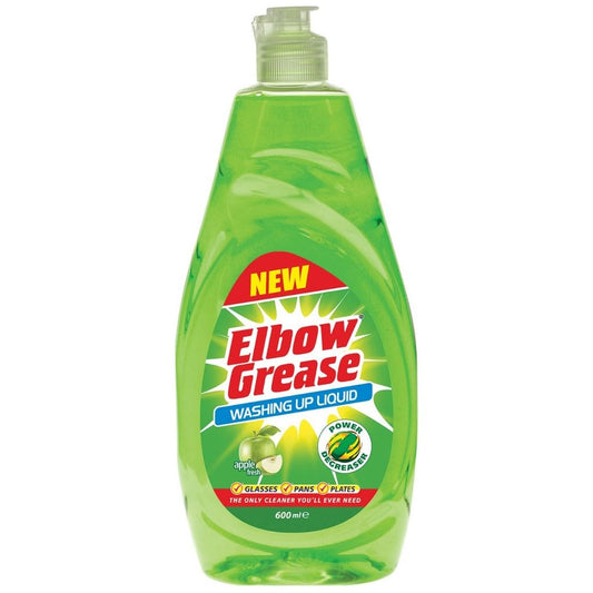 Elbow Grease Washing up Liquid,Apple Fresh 600ml