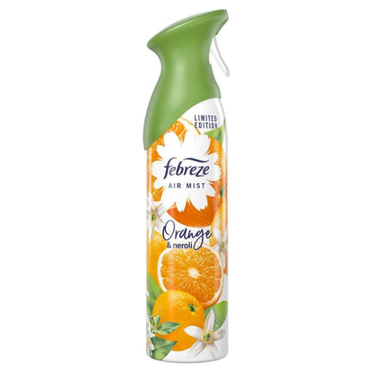 Febreze Air Mist Freshener Spray, Orange & Neroli Fragrance, 300 ml