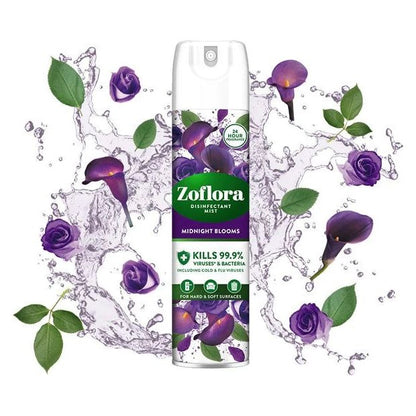 Zoflora Disinfectant Mist Air Spray, Midnight Blooms Scent, 300ml