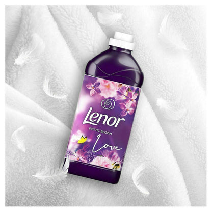 Lenor Fabric Conditioner Exotic Bloom 1.05L 30 Wash Fresh Scent Laundry Softener