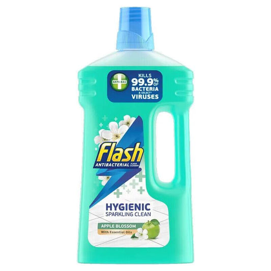 Flash Antibacterial Floor Cleaner Apple Blossom 1L & Essential oils